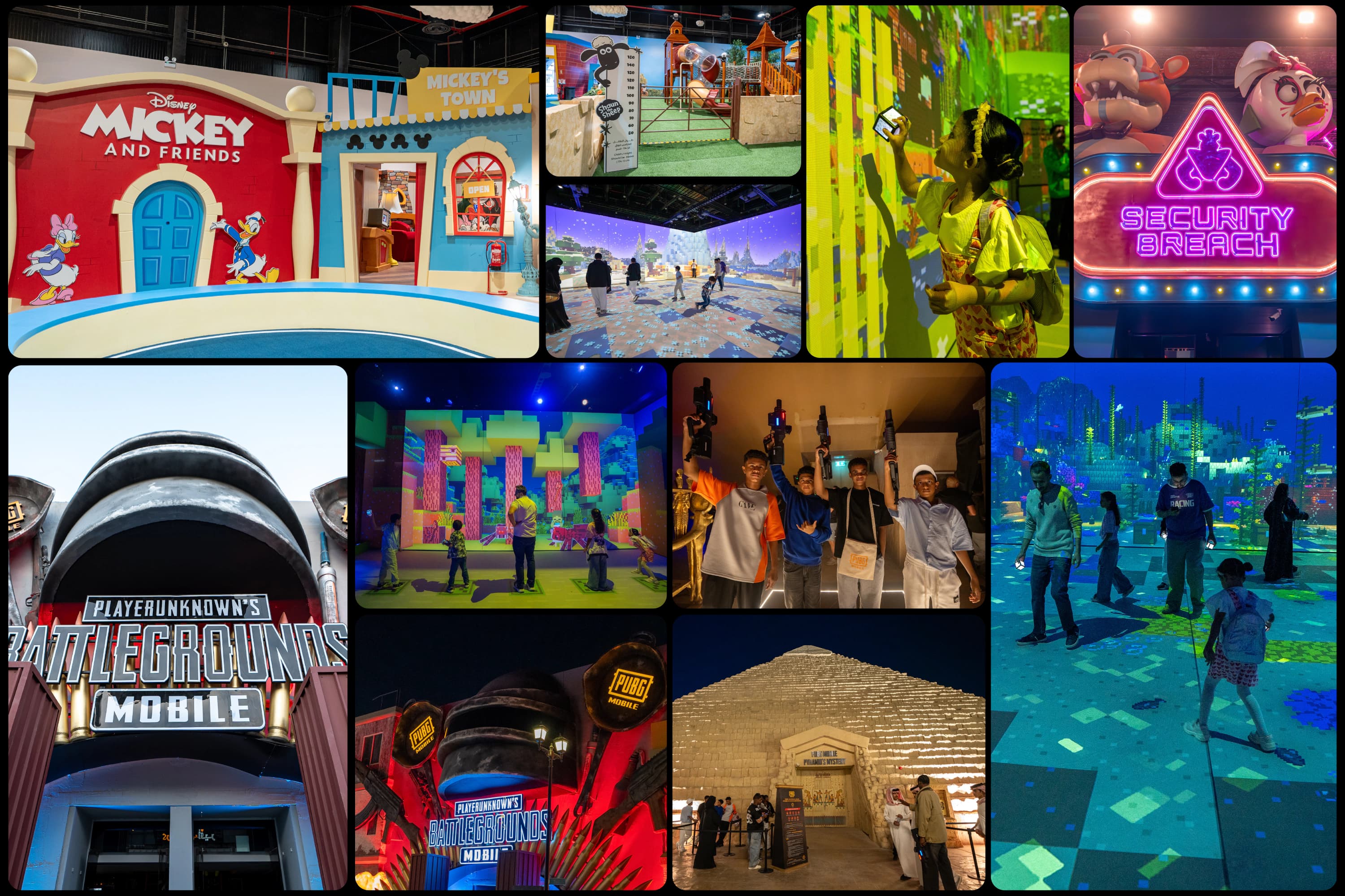 Experiences collage